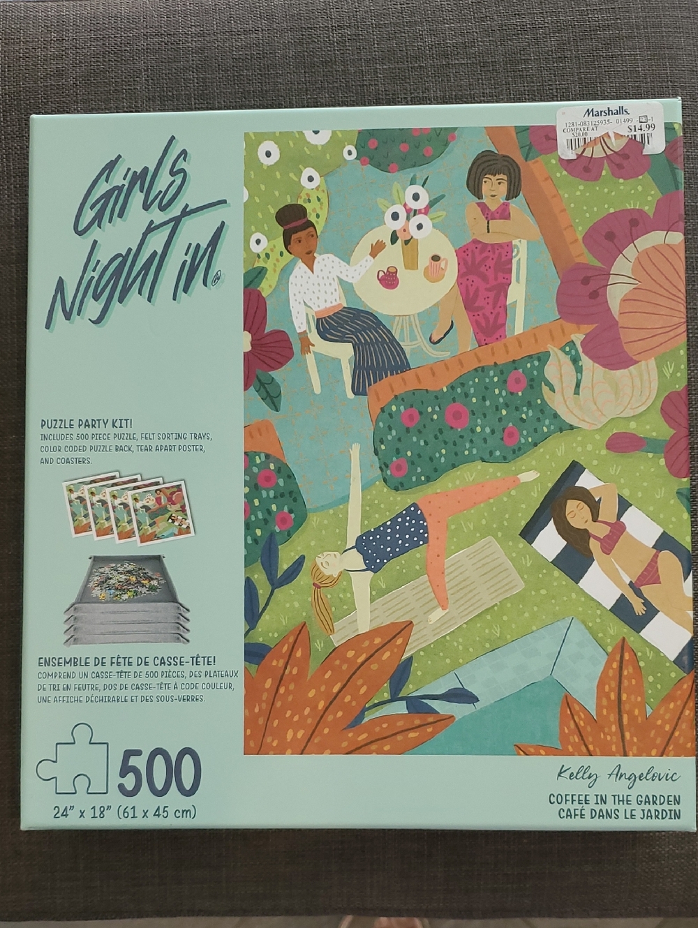 GIRLS NIGHT IN (Coffee In The Garden) - 500-PIECE PUZZLE